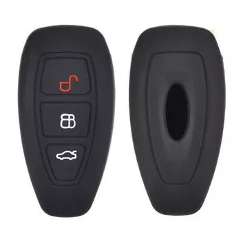 Силиконовый автомобильный дистанционный брелок с 3 кнопками, чехол для Ford Focus RS Fiesta Mondeo B-Max Grand C-MAX S-MAX Galaxy
