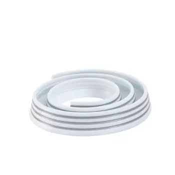 Силиконовый барьер для воды в ванной комнате, нескользящий, сгибаемый, разделяющий сухую и мокрую воду белый