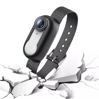 Силиконовый браслет на руку, устойчивый к царапинам, регулируемый ремешок на руку, силиконовый браслет для крепления спортивной камеры Insta360 GO 3S чёрный