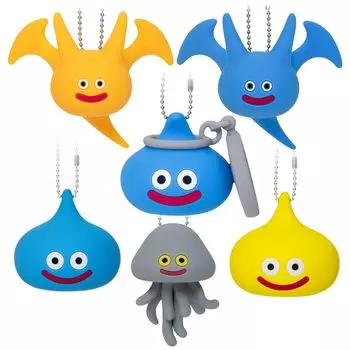 Силиконовый брелок-монстр Dragon Quest 3D имеет 6 типов деталей ~Появился Сламичи! ~ 1КОРОБКА=12