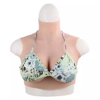 Силиконовый бюст 4-го поколения, обычная версия, чашка с высоким воротом, искусственная грудь, поддельная грудь, натуральная, реалистичная, косплей, переодевание, маскировка дочерей