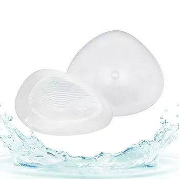 Силиконовый бюстгальтер Прозрачный купальник Силиконовый горячий наслаждающийся грудью грудь дышащая грудь очень толстый бюстгальтер грудь чашка ложная искусственная чистый