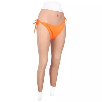 Силиконовый CD для цвета кожи [Kyotoo] Брюки, Брюки, Косплей, Эластичные, Маскировка, Длина 9/10,