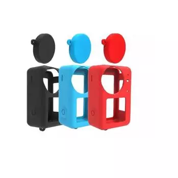 Силиконовый чехол 2 в 1, защитный чехол, устойчивый к царапинам, ударопрочный для DJI OSMO Action 3/Action 4, аксессуары для спортивной камеры