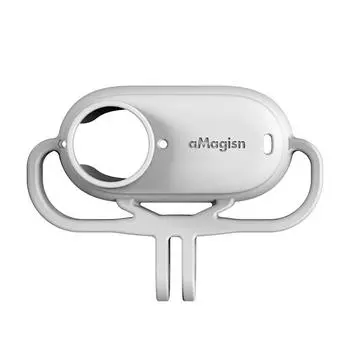 Силиконовый чехол-адаптер для крепления камеры-корпуса для Insta360 GO 3(Серый горизонтальный)