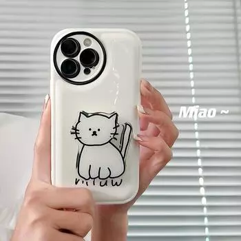 Силиконовый чехол Air Cushion для iPhone 14 Pro, совместим с iPhone 12/11 Pro и Honor 60, новый мультяшный дизайн. XS Max