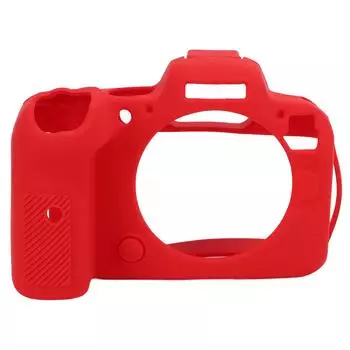 Силиконовый чехол, эластичный, устойчивый к царапинам, удобный для прикосновения, моющийся, портативный, защитный для камеры красный