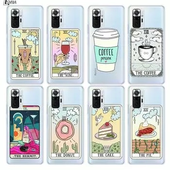 Силиконовый чехол Art Pizza Coffee для Xiaomi Redmi Note 10 10S 9 9S Pro Max 9T 8T 8 7 6 5 Pro 5A 4X 4 Чехол для телефона Redmi Note4(32 64GB)