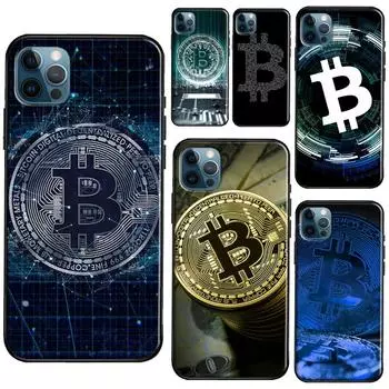 Силиконовый чехол Bitcoin для iPhone 13 Mini 11 14 12 Pro Max 7 8 Plus X XR XS Max SE 2020 Phone Shell iPhone 6 6s