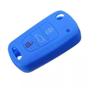 Силиконовый чехол-брелок с 3 кнопками, дистанционный ключ для крышки Hyundai Elantra Accent i20 i30