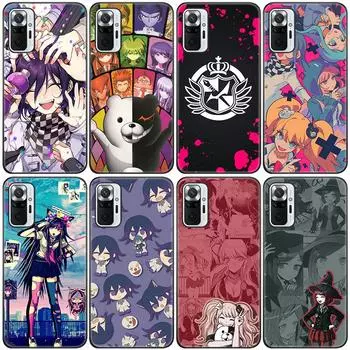Силиконовый чехол DANGANRONPA для телефона Xiaomi Redmi Note 11 10 9 8 Pro 11T 10T 10S 9S 8T 9 9A 9C 9T, черный мягкий чехол, чехол Redmi 9