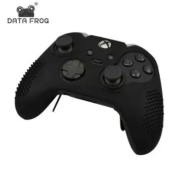 Силиконовый чехол DATA FROG, защитный чехол для Xbox One Elite, джойстик, гелевый резиновый джойстик с 2 шт. палочками для большого пальца синий