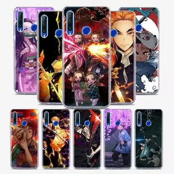 Силиконовый чехол Demon Slayer Kimetsu no Yaiba для Honor 30 30S 30i 9 10 9A 9C 9S 9N 10i 10X 9X Lite Pro 5G, чехол для телефона Honor 9