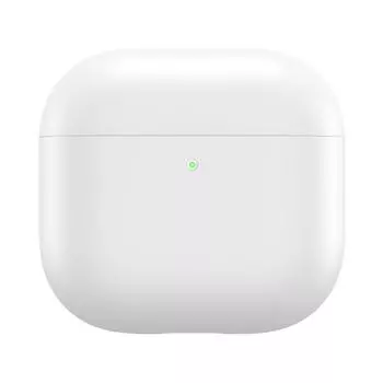 Силиконовый чехол для Airpods 4 (2024) Чехол для наушников Защитный чехол Кожа(белый)