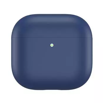 Силиконовый чехол для Airpods 4 (2024) Чехол для наушников, противоударный защитный чехол для Apple Airpods 4-го поколения, выпущен в 2024 году чёрный