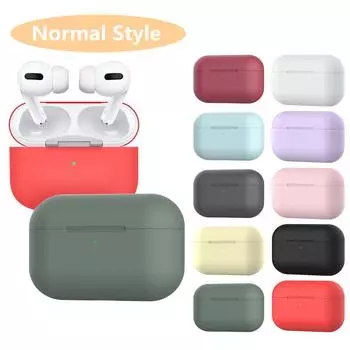 Силиконовый чехол для Airpods Pro Чехол беспроводной Bluetooth для Airpod Air Pods Pro Аксессуары для наушников с наклейкой против пыли