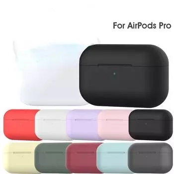 Силиконовый чехол для Airpods Pro, чехол для беспроводных наушников, чехол для Air Pods Pro 3, аксессуары Fundas AirPods Pro темно-зеленого