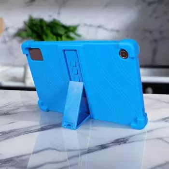 Силиконовый чехол для Alldocube iPlay50 10,4 дюйма с регулируемой подставкой и утолщенными углами, защищающими от ударов. красный