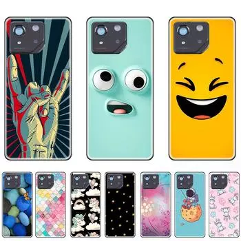 Силиконовый чехол для Asus ROG 8 Черный чехол на ROG8 6,78 дюйма TPU Милый мультяшный ударопрочный бампер с полной защитой Ультратонкий ROG8-Style 1