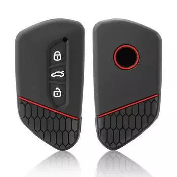 Силиконовый чехол для автомобильного ключа для VW Volkswagen Golf 8 MK8 ID.3 ID.4 Cupra Skoda Octavia A8 SEAT Leon MK4 2020 2021 Formentor Tarraco
