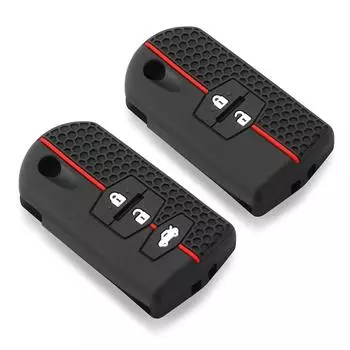 Силиконовый чехол для автомобильного ключа для Mazda Demio 2 3 5 6 M3 M5 M6 CX-5 CX7 CX9 RX8 MX5 MPV чехол для бесключевого дистанционного брелока Shell Skin Protector чёрный