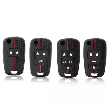 Силиконовый чехол для автомобильного ключа для Chevrolet Camaro Cruze SS Sonic Spark Aveo Epica для Buick Lacrosse Encore GL8 Regal 2-Button