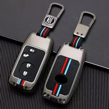 Силиконовый чехол для автомобильного ключа из цинкового сплава для Toyota Prius 30 Alpha Aqua RAV4 Land Prado Cruiser Auris Highlander Subaru Foreste