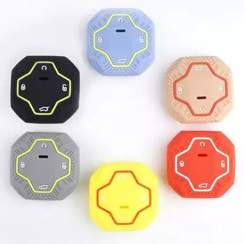 Силиконовый чехол для автомобильного ключа с 4 кнопками, складной брелок для ключей с дистанционным управлением, защита для Chery Jetour T2 Traveler 2023 2024, аксессуары чёрный