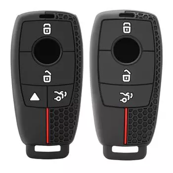 Силиконовый чехол для автомобильного ключа защитная оболочка для Mercedes Benz ABCE Class GLS GLA GLK GLC CLS CLA AMG W204 W205 W212 W463 W176 белый