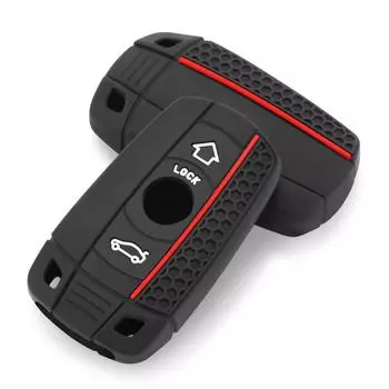 Силиконовый чехол для автомобильного смарт-ключа для BMW E60 E61 E70 E81 E87 E90 E91 E92 X1 X5 X3 1 3 5 6 серии Z4 защитная оболочка аксессуары чёрный