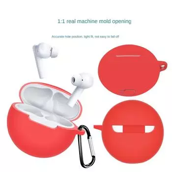 Силиконовый чехол для беспроводных наушников, чехол для зарядки наушников, чехол для OPPO Encobuds2, дом/путешествие темно-синий