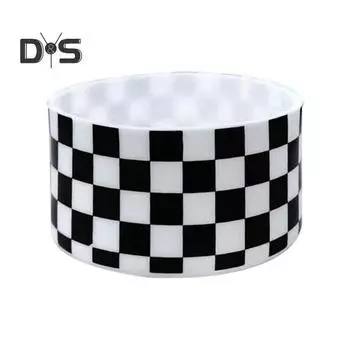 Силиконовый чехол для чашки для гидрофляги для простого современного стакана с клетчатым узором, защитный аксессуар для ботинок, чехол для багажника без бисфенола-А на 12–40 унций для улицы A