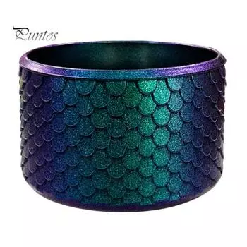 Силиконовый чехол для чашки, противоскользящий стакан, ударопрочный нижний чехол для бутылок с водой, съемный уникальный текстурный аксессуар для чашки A зелёный