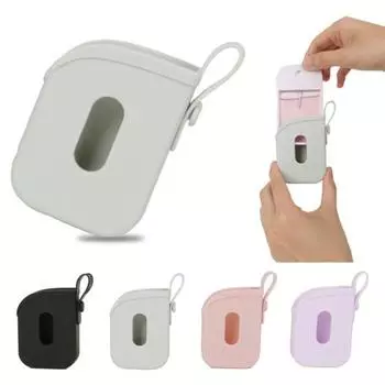 Силиконовый чехол для дезинфицирующего средства для рук, защитный флакон-спрей, ударопрочный защитный чехол с брелком фиолетовый