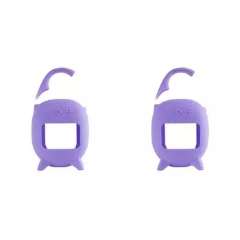 Силиконовый чехол для динамика, чехол-стойка для переноски JBL Clip 5(фиолетовый)