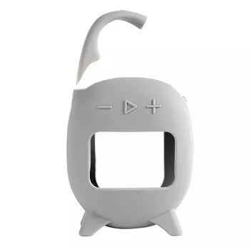 Силиконовый чехол для динамика, чехол-стойка для переноски JBL Clip 5(серый)