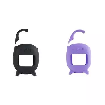 Силиконовый чехол для динамика, чехол-стойка для переноски JBL Clip 5(черный)