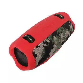 Силиконовый чехол для динамика, защитный чехол для защиты от падений, силиконовый чехол для хранения динамика, устойчивый к царапинам, ударопрочный для JBL Xtreme 4 чёрный