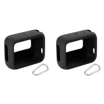 Силиконовый чехол для динамика, защитный чехол от царапин с карабином, дорожный чехол для переноски JBL GO 4, портативный динамик BT