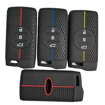 Силиконовый чехол для дистанционного ключа автомобиля Chery Tiggo 7 Pro 8 Pro Exeed Tiggo 2 3x Arrizo 5 Pro Gx 5x EQ7 Tiggo 4 Автомобильные аксессуары красный