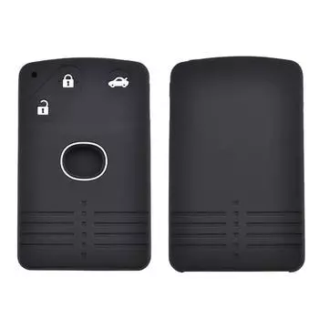 Силиконовый чехол для дистанционного ключа Fob Shell Cover Skin Holder 3 кнопки для Mazda 5 Premacy 8 CX7 чёрный