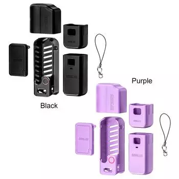 Силиконовый чехол для DJI Osmo Pocket 3, устойчивый к ударам, защитный чехол, устойчивый к царапинам QDE фиолетовый