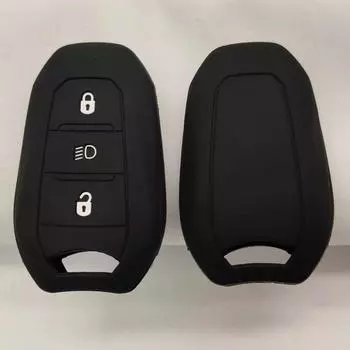 Силиконовый чехол для Dongfeng Citroen Tianyi C5 C3xr Peugeot 408 508 Key Bag серый