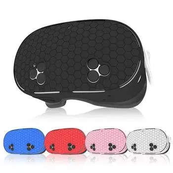 Силиконовый чехол для гарнитуры VR, дышащий чехол VR, защитный чехол от падения для аксессуаров Meta Quest 3S белый