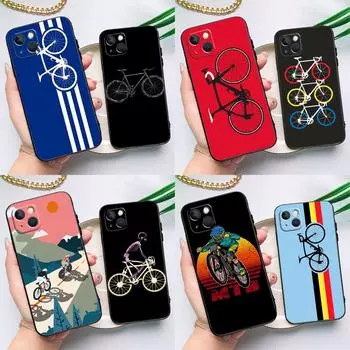 Силиконовый чехол для горного велосипеда с рисунком в виде велосипеда для iPhone 11 12 Pro Max XS X XR 6S 7 8 Plus SE 2020 13 Mini Cover Coque iPhone 12