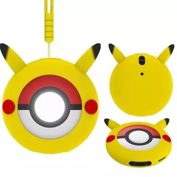 Силиконовый чехол для хранения Pokemon GO, полностью окрашенный, легко надевать и брать с собой, можно заряжать, в комплекте с чехлом, предотвращающим потерю plus+, чехол, сумка, мягкий, жёлтый
