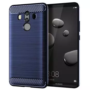 Силиконовый чехол для Huawei Mate10 Pro 10Lite 10RS Противоударный чехол из углеродного волокна для mate rs se 10 pro 10 lite huawey Coque Fundas Mate10 Pro чёрный