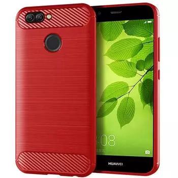 Силиконовый чехол для Huawei Nova 2, противоударный чехол из углеродного волокна для телефона nova2, мягкие чехлы из ТПУ для Huawei Nova 2 чёрный