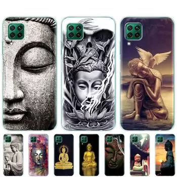 Силиконовый чехол для huawei p40 lite E p40 pro P smart 2020, чехол для huawei Y5P Y6P Y7P Y8P Y6S Y9S NOVA 5T, чехол Будда Будда huawei P40