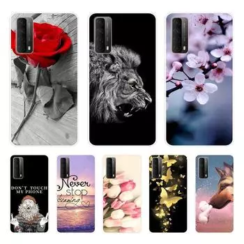 Силиконовый чехол для Huawei P smart 2021, мягкий чехол для Huawei P smart 2021, мягкий чехол для телефона Huawei P smart 2021, бампер 6,67 дюйма с изображением волка ForHuaweiPsmart 2021